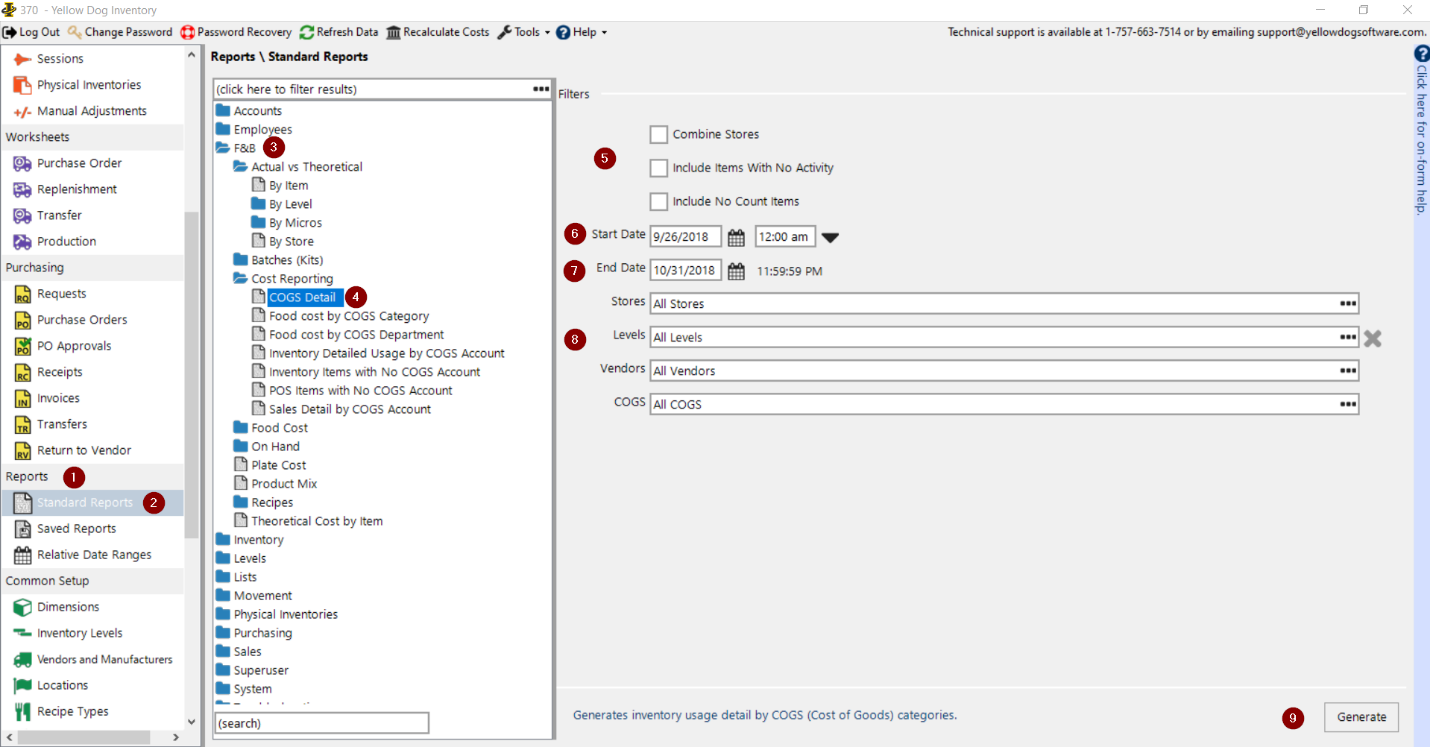 Reporting Explained: Cost Reporting- COGS Detail